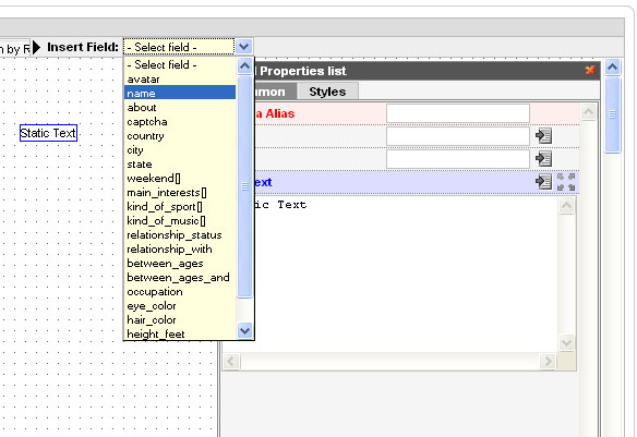 static text 1